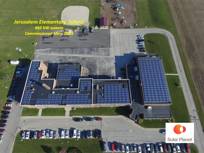 Jerusalem Elementary School - 492 KW system Commissioned May, 2013